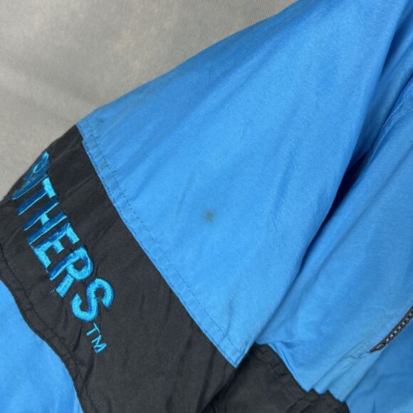 Vintage Carolina Panthers NFL Gameday Turbo Sportswear Puffer Jacket Zipper L - Picture 7 of 14